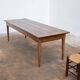 Grande table de ferme en bois, 1880