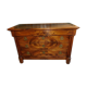 Commode empire en noyer d'epoque du xix ème siecle