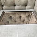 Paola navone silver metal tray for egizia