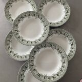 6 Saint-Amand and Hmage soup plates, Murier model