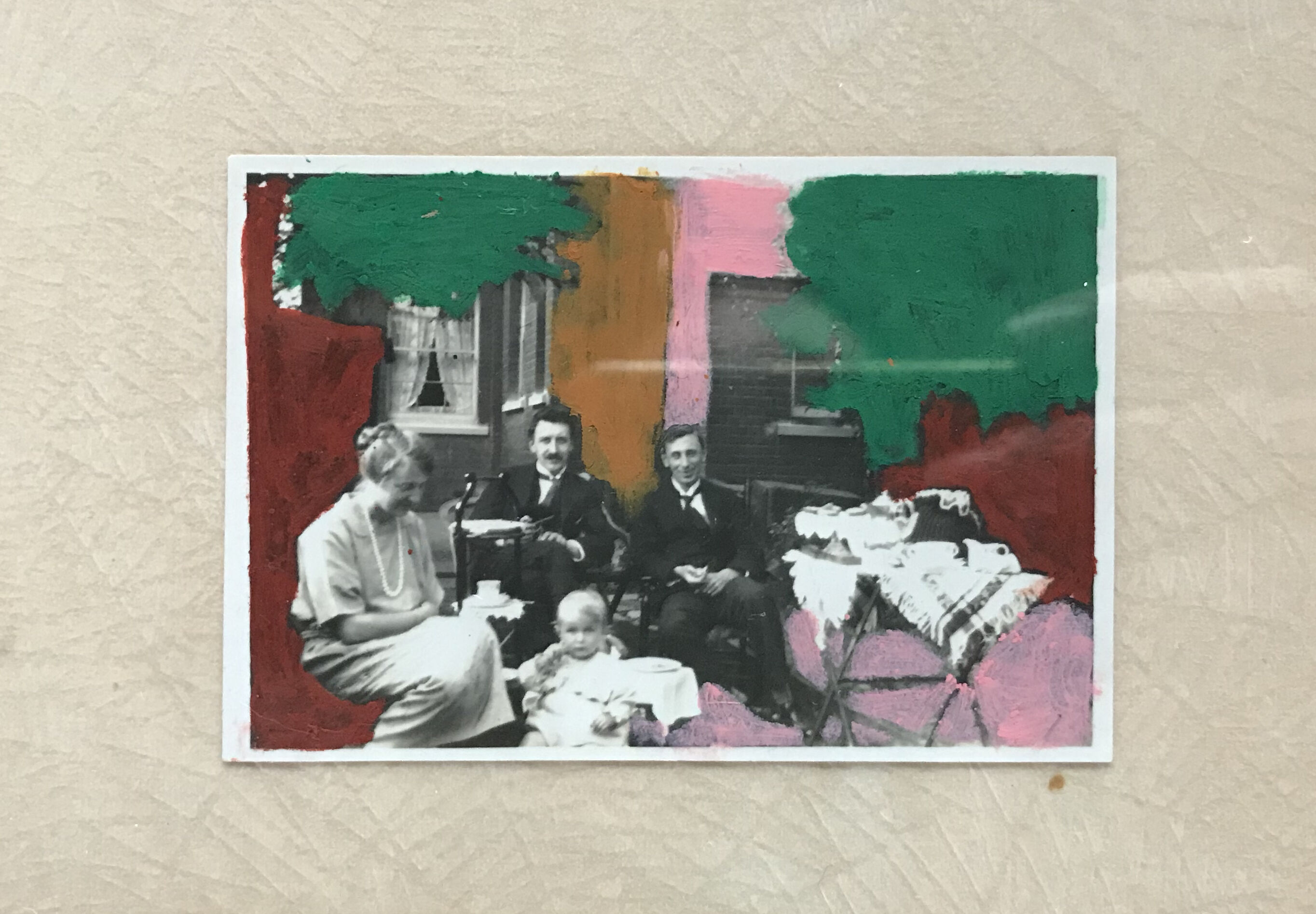 Bold pastels in old photo brighton 1925