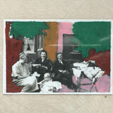 Bold pastels in old photo brighton 1925