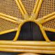 Rattan and caning headboard