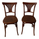 Pair of bistro chairs 1900 Jakob & Joseph Kohn Wien