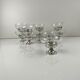 Set of 10 dessert / ice cream bowls, in glass and metal (silver?), 1970.