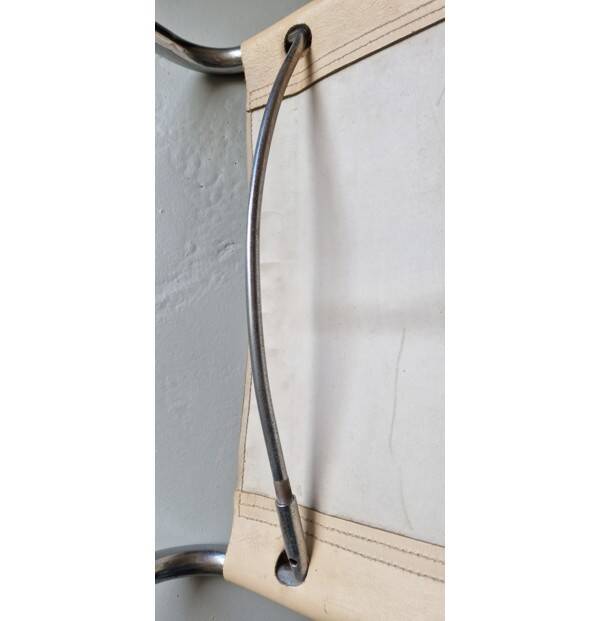 Vintage Bauhaus cantilever chair in chrome tubular steel "Breuer style",