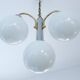 Suspension vintage en verre cascade