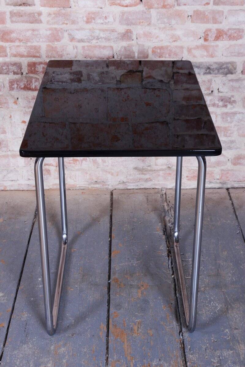 Bauhaus Table in Chrome-Plated Steel by Hynek Gottwald, 1930s