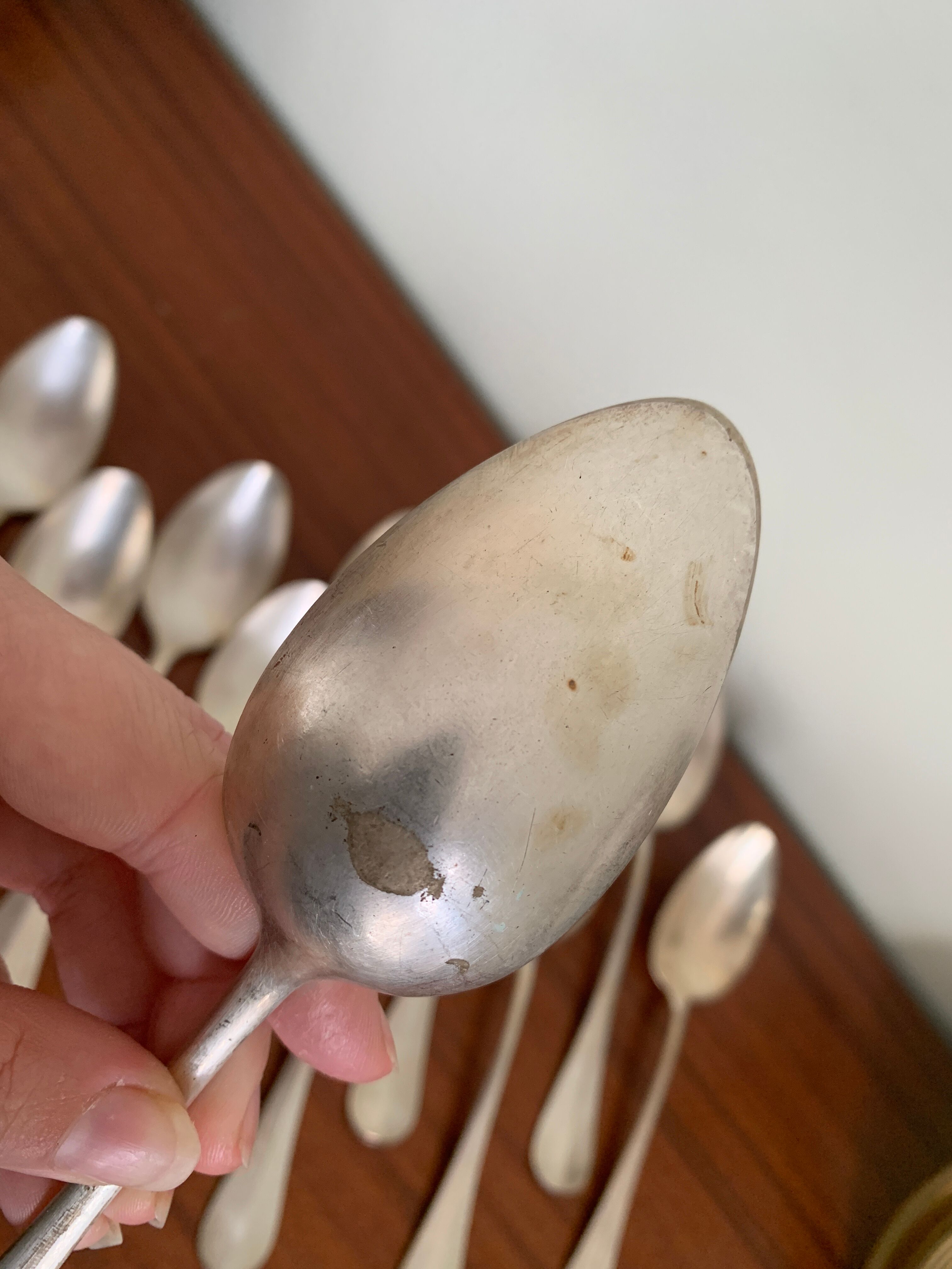 6 cuillères Christofle