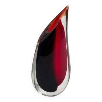 Murano vase "sommerso" signed Oball – Italian art glass