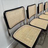Set of 4 black Breuer B32s