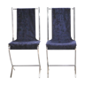 Paire de chaises Pierre Cardin pour Maison Jansen années 70