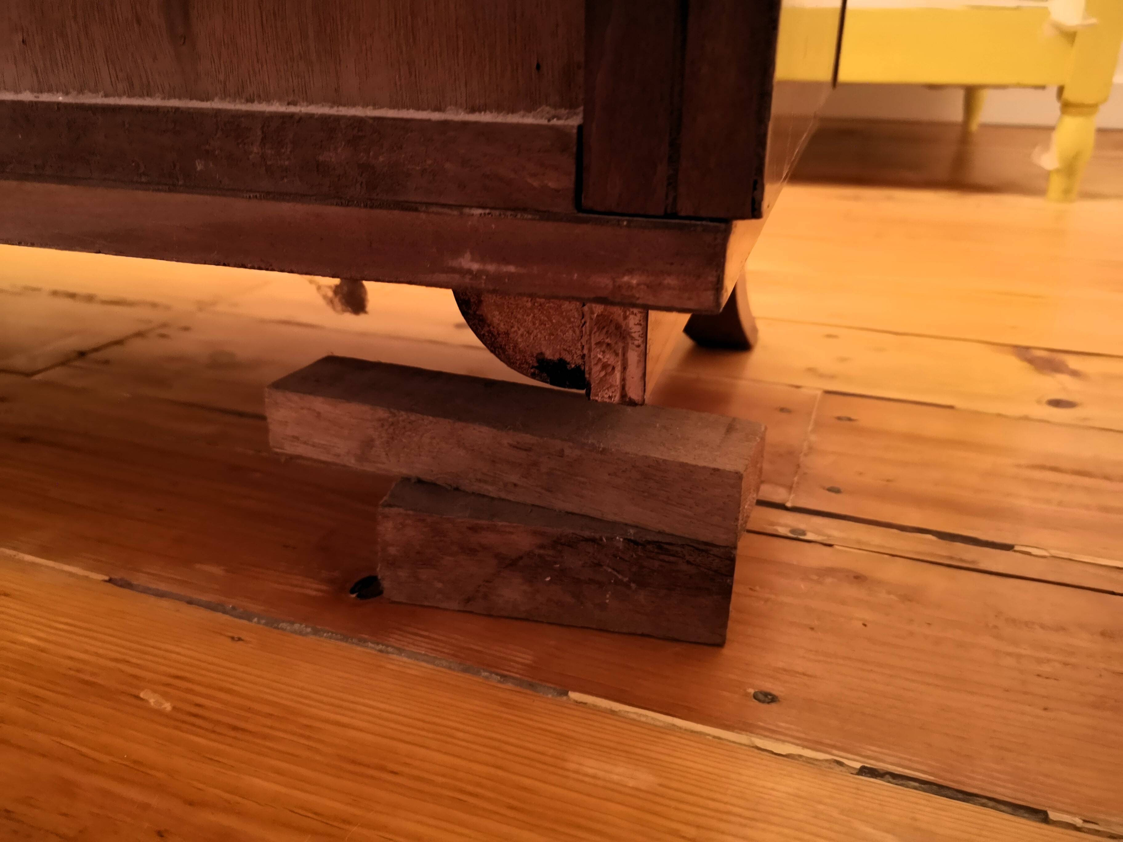 Asymmetrical wardrobe in art deco style