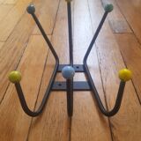 Vintage wall coat rack