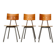 German Duktus kitchen chairs by Bulthaup, set of 3