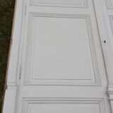 Boiserie XIX° 2x2 portes miroir Louis Philippe H2,46m L4,5m