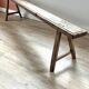 Oak farm bench