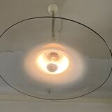 Cinea pendant lamp, Leucos workshop, Murano glass, Giusto Toso design, Italy, circa 1970.