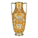 Antique ceramic vase by Serafino Volpi for Deruta, Italy, 1950s.