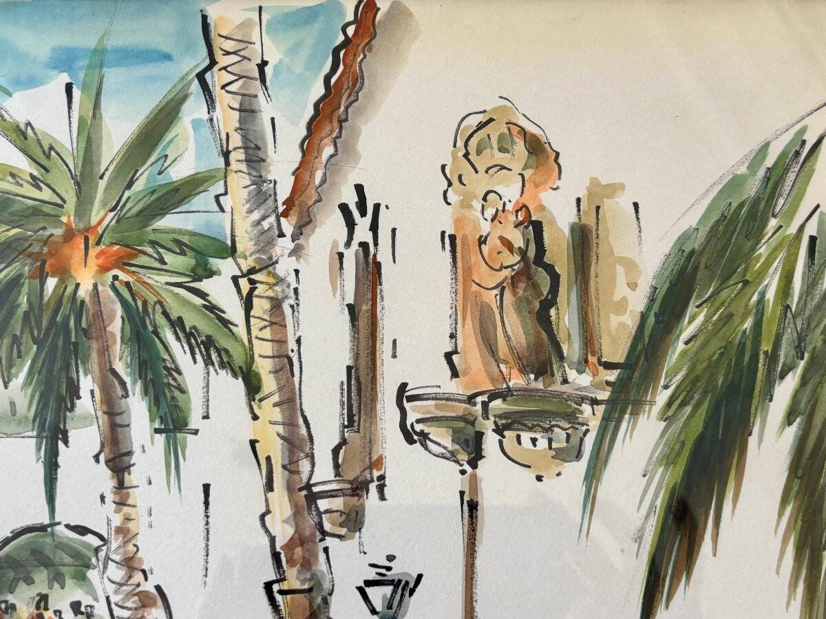 Aquarelle - Les Îles Canaries