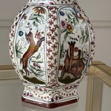 Baluster vase with lid