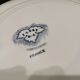 Sarreguemines ceramic soup plate, Flore model in blue sold individually