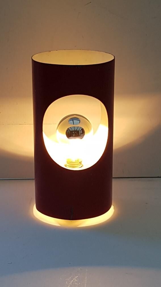 Lampe métal à poser années 60