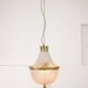 French Empire Crystal and Brass Chandelier, 1940s