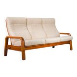 Mid-century modern Danish three-seater teak sofa, 1960s