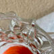 Vintage bedside lamp 70s Graewe orange