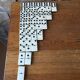 Game of ancient ebony and bone dominoes in its original box