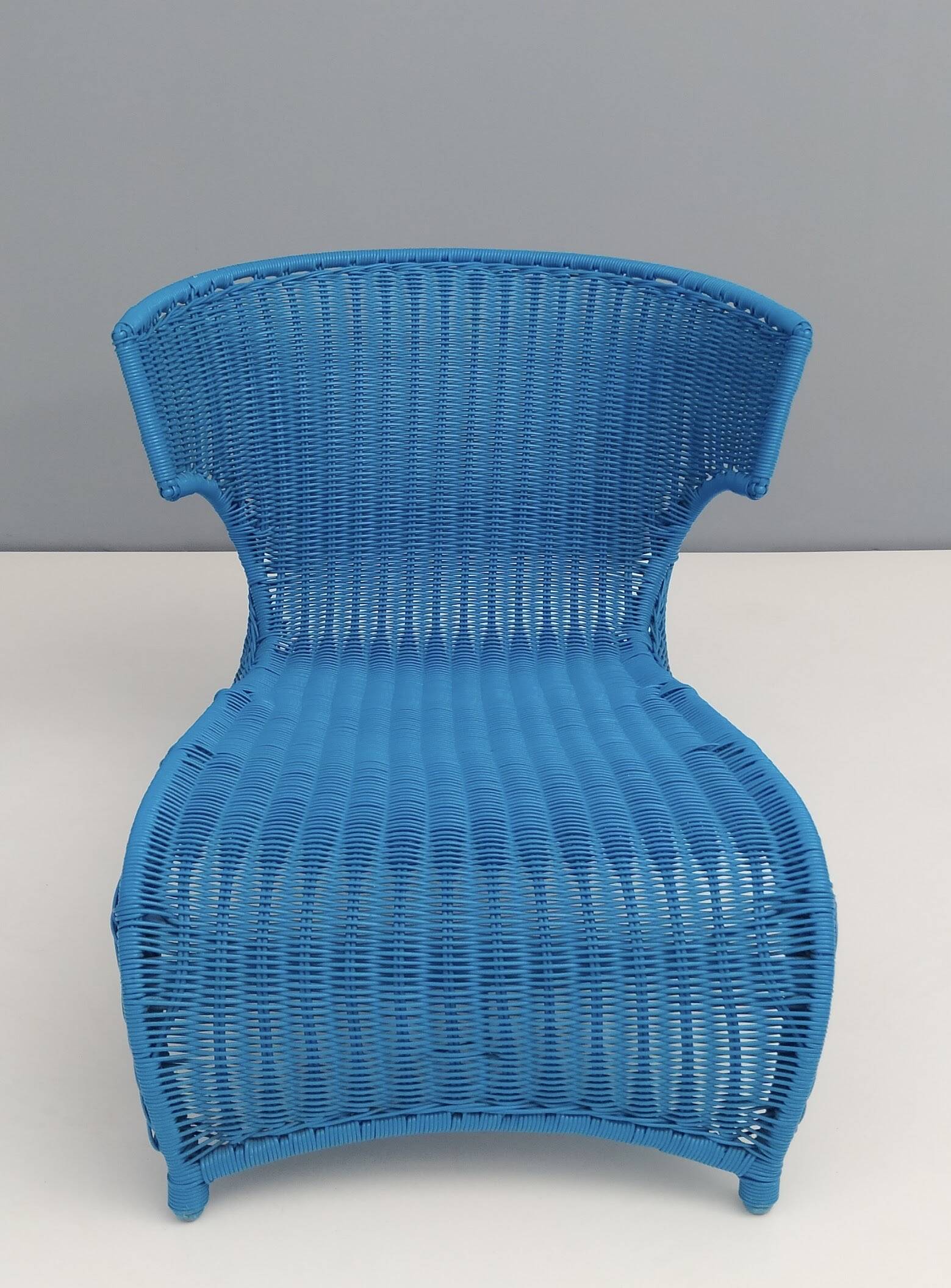 Sky Blue Low Longue Chair By Monika Mudler for IKEA, 2001