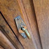 Art Deco marble buffet table