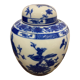 Spice pot, Asian décor, Limoges porcelain, Bernardaud et Cie