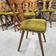 Lot  8 chaises bistrot 1970"
