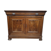 Buffet d’époque Louis-Philippe en noyer massif, XIXe siècle