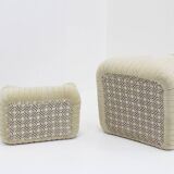 Beige Cinna Sandra Armchair & Footstool by Annie Hiéronimus for Ligne Roset