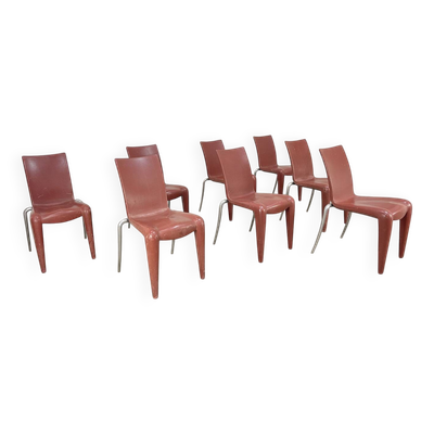 8 chaises Starck pour Vitra