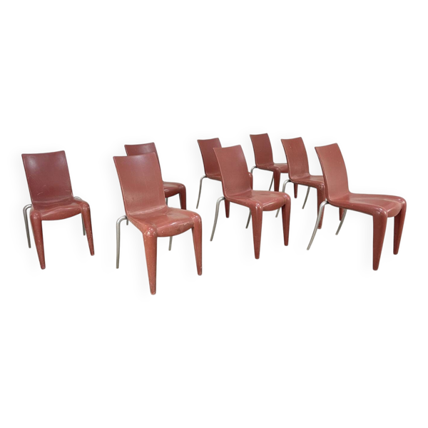 8 chaises Starck pour Vitra
