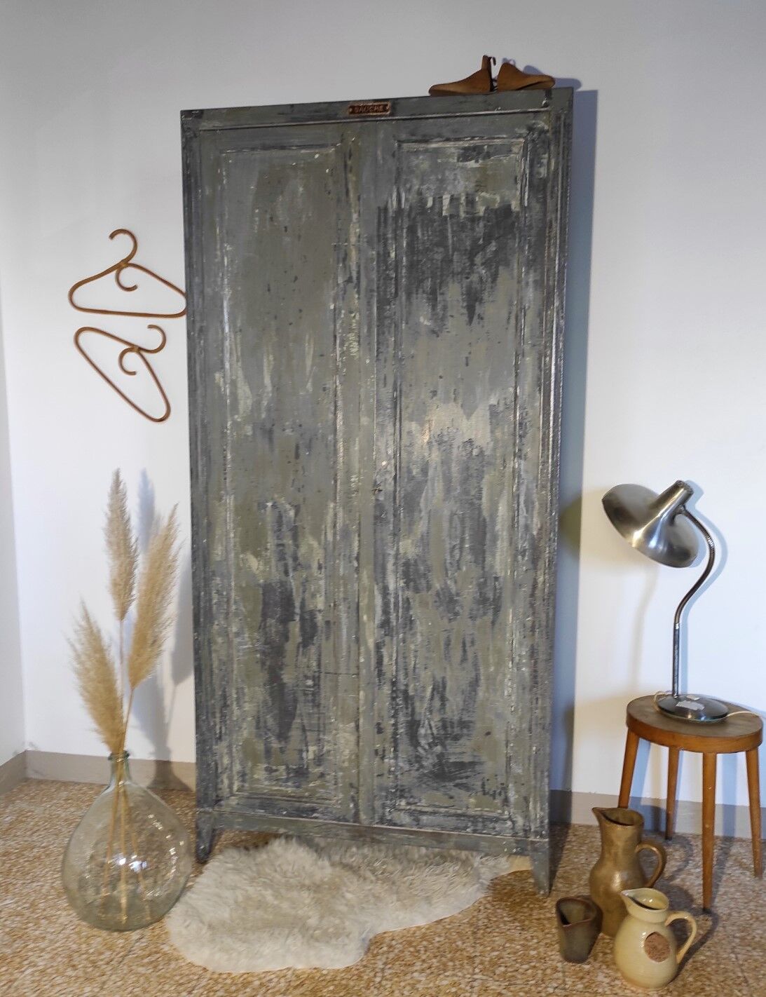 Parisian metallic wardrobe " Bauche "