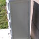 Chiffonnier gris 5 tiroirs en bois