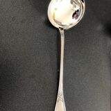 Ladle silver metal ercuis, lauriers