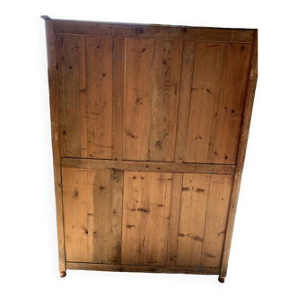 Large pine wardrobe