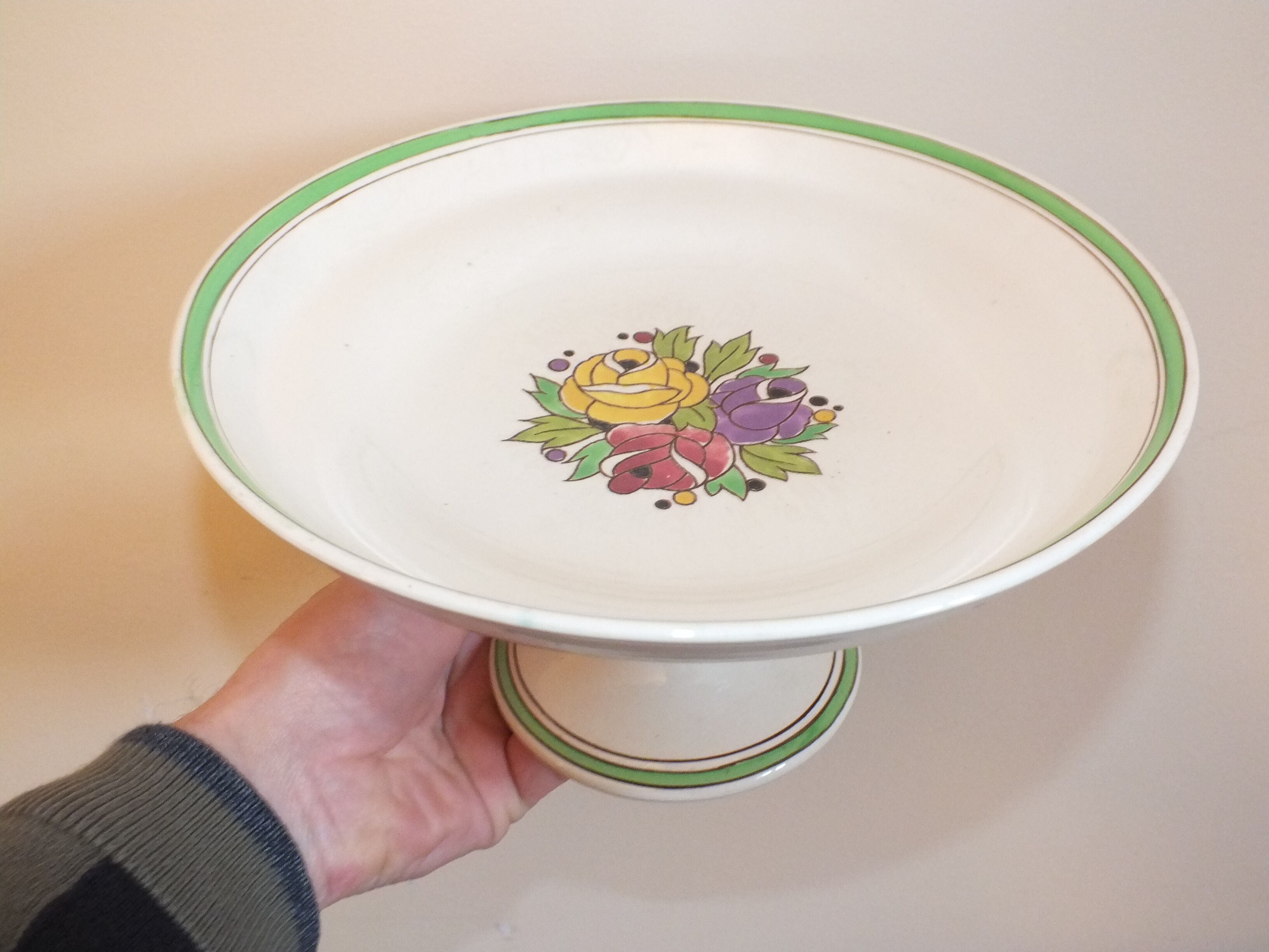 Art Deco Standing Cup Boch La Louvière Belgium