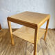 Swedish modern birch side table, late 20th century