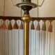 Tripod floor lamp brass