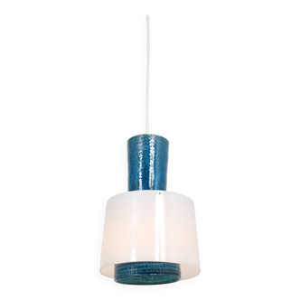 1960s Ceramics hanging lamp by Aldo Londi for Bitossi, Italy