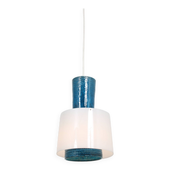 Lampe suspendue en céramique des années 1960 par Aldo Londi pour Bitossi, Italie