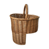 Staircase handcrafted wicker basket