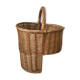 Staircase handcrafted wicker basket